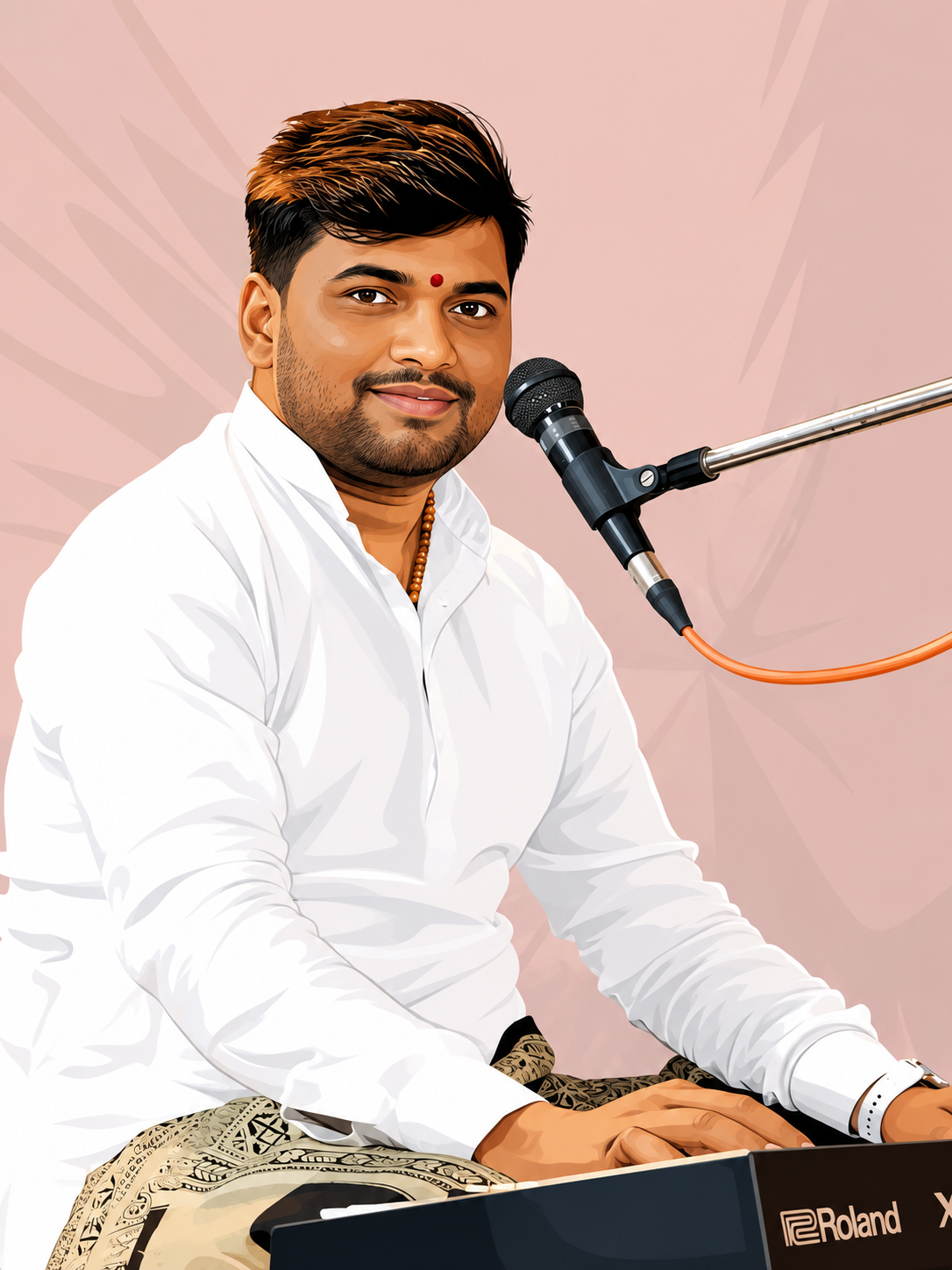 Vijay Bodkhe performing on stage